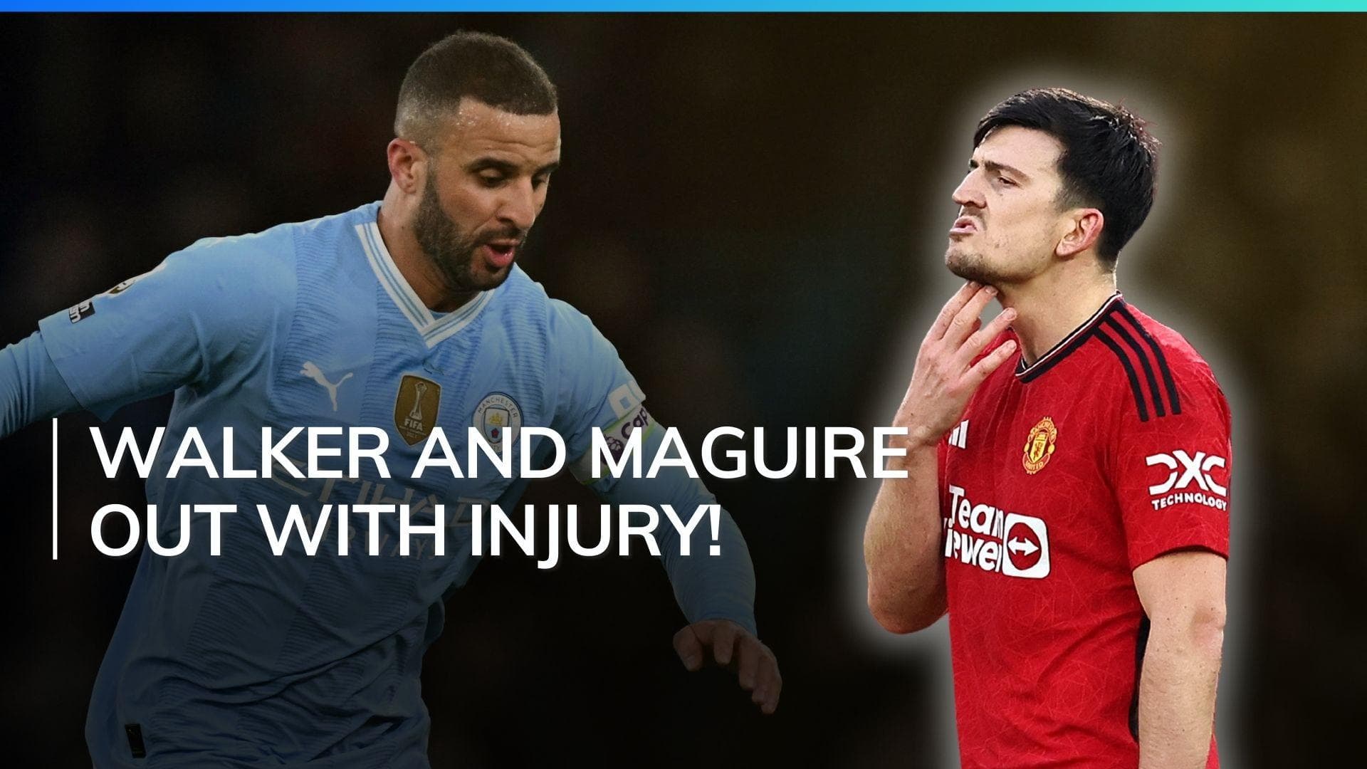 Injured defenders Maguire and Walker leave England's squad and will miss friendly against Belgium 