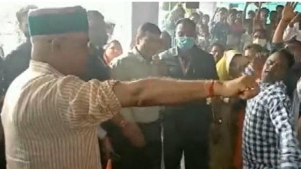Chhattisgarh CM gets whipped as part of Govardhan Puja rituals