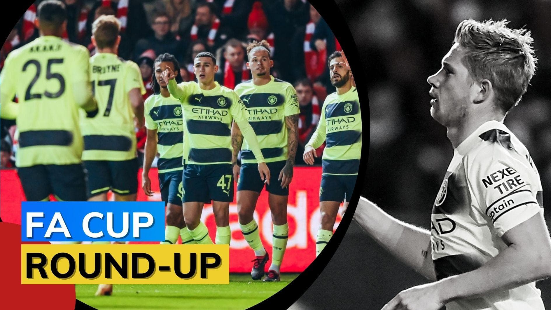 FA Cup: Phil Foden's brace takes Manchester City to quarterfinals; Brighton, Fulham win