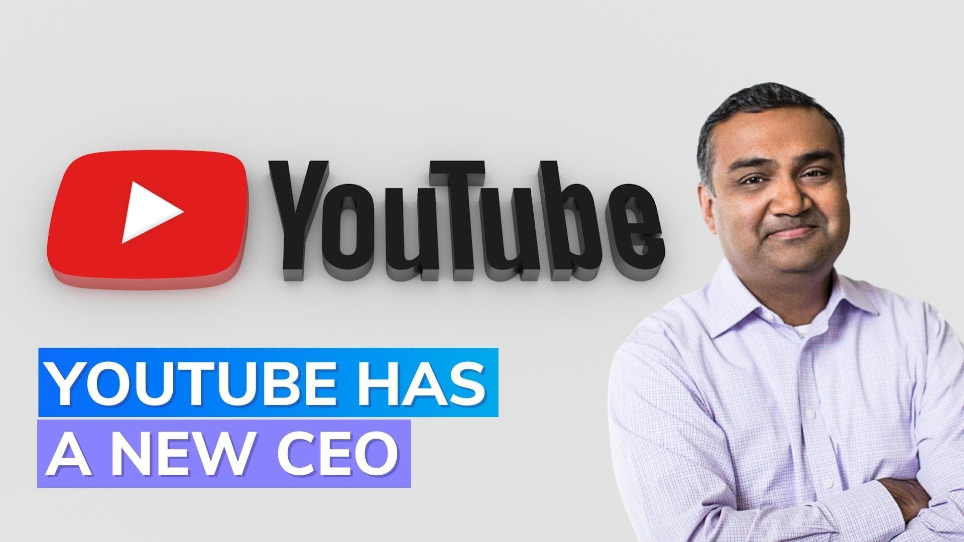 Indian-American Neal Mohan is the new CEO of YouTube