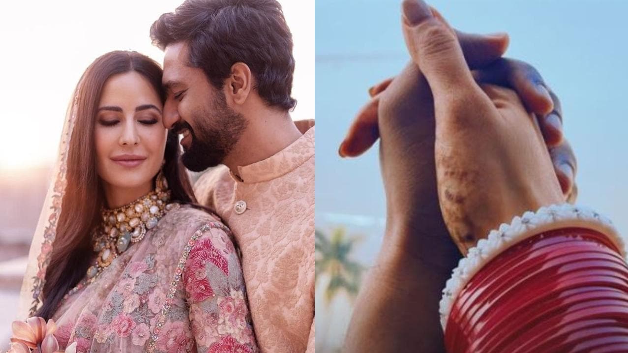 Newly weds Vicky Kaushal and Katrina Kaif move to new Juhu home, give fans a view of the sea