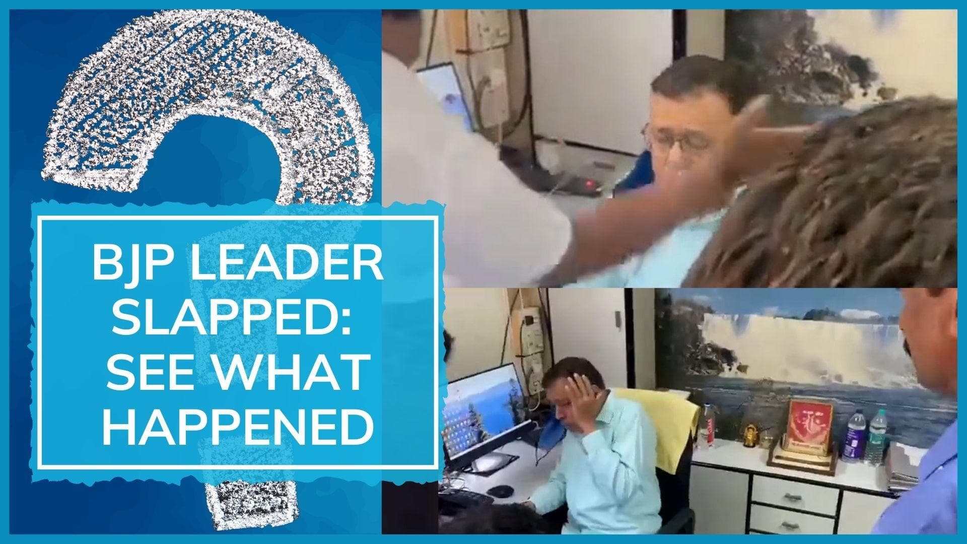 Watch: BJP leader slapped for post on NCP's Sharad Pawar, after actor Ketaki Chitale, student's arrest