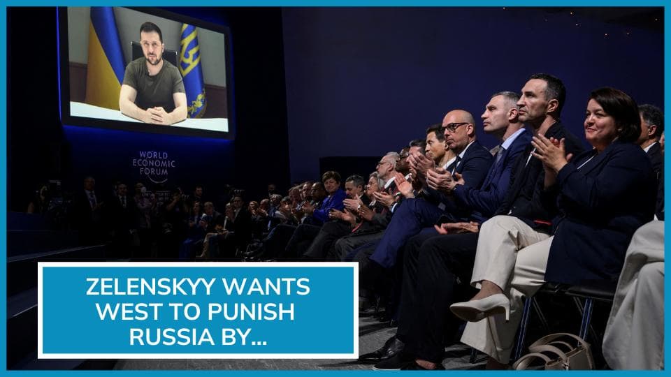 Davos: Zelenskyy calls for tougher action against Russia