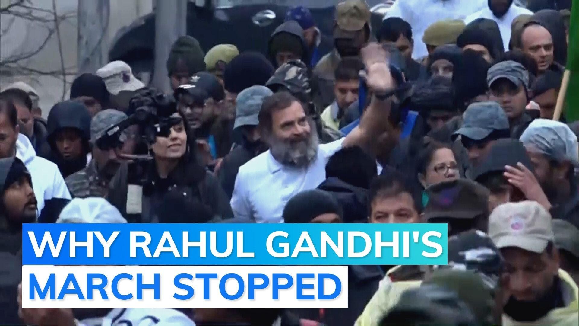 Bharat Jodo Yatra leg 'cancelled' after this happened in J&K