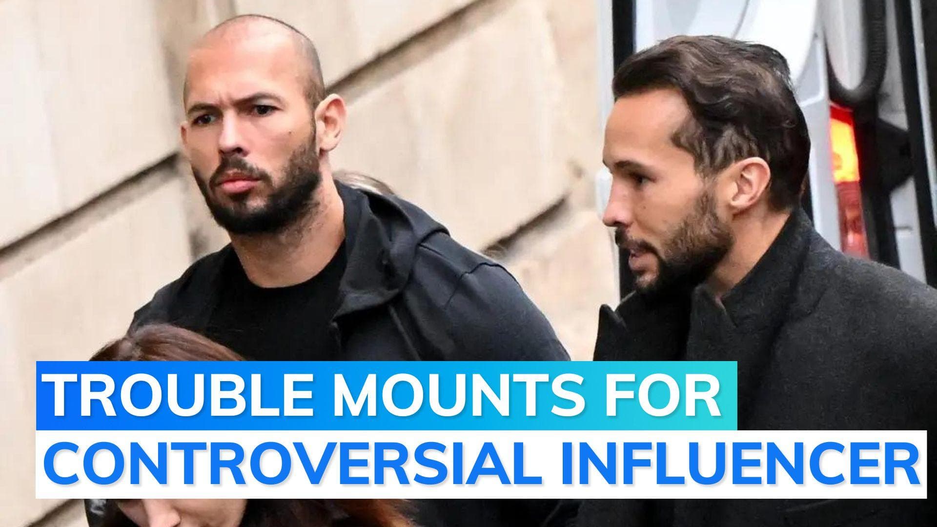 Andrew Tate, his brother charged with rape & human trafficking in Romania