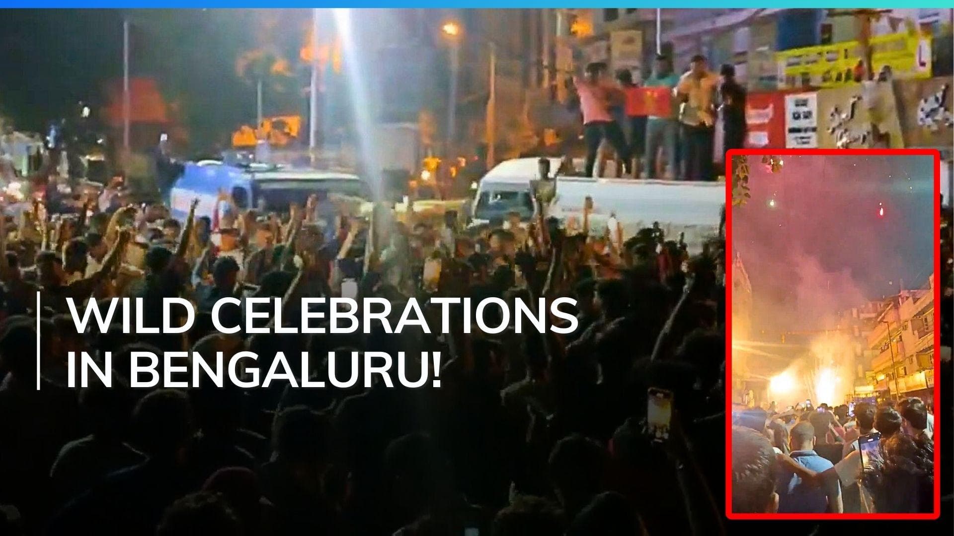 Watch: RCB fans take over Bengaluru streets after Royal Challengers enter IPL 2024 playoffs | RCB vs CSK