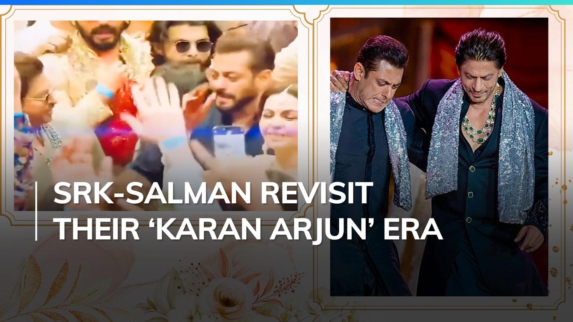 Watch: Salman Khan, Shah Rukh Khan groove to Karan Arjun track 'Bhangra Paale' at Anant-Radhika's wedding