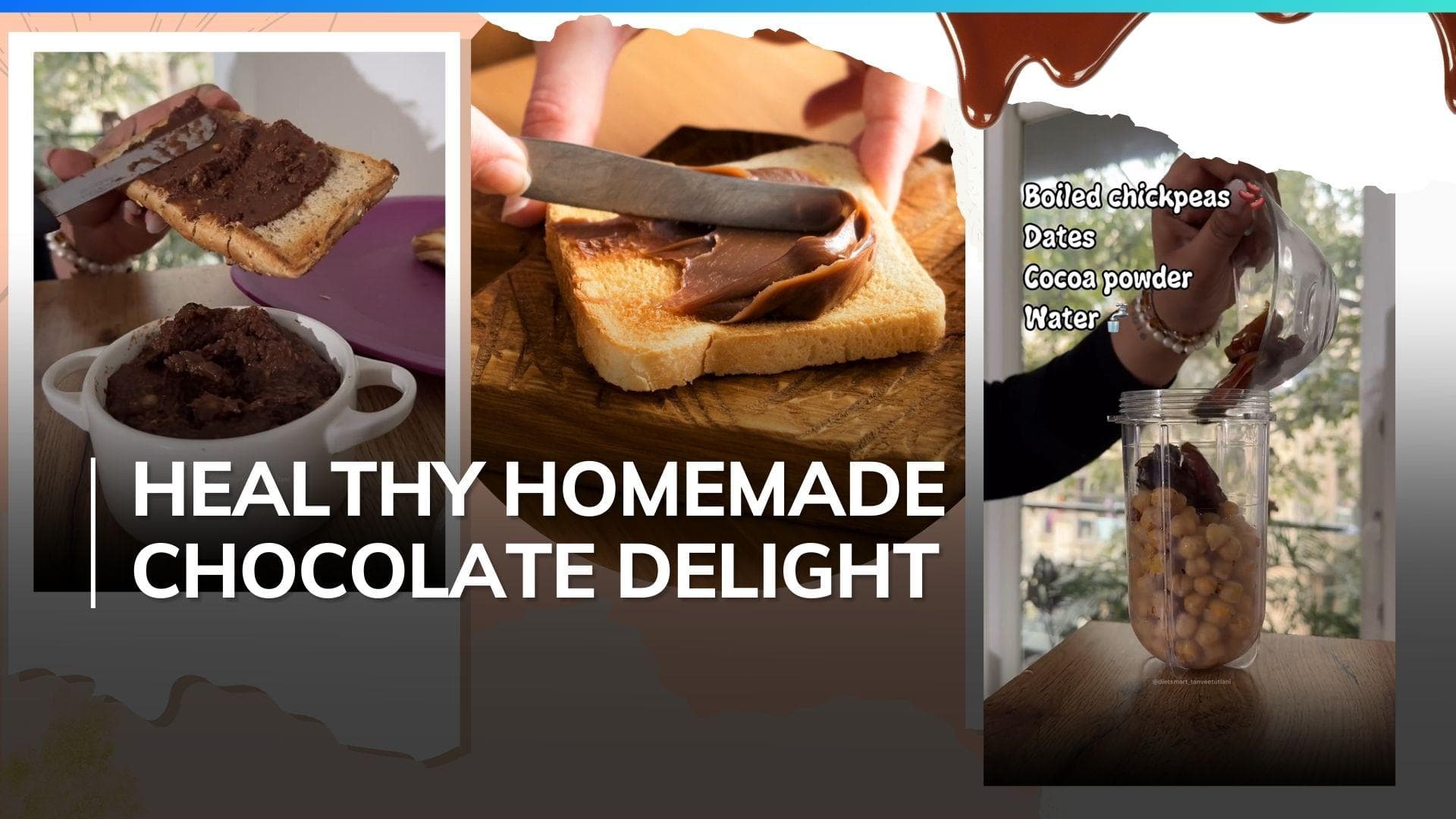 Make healthy sugar-free chocolate spread at home; jot down the recipe