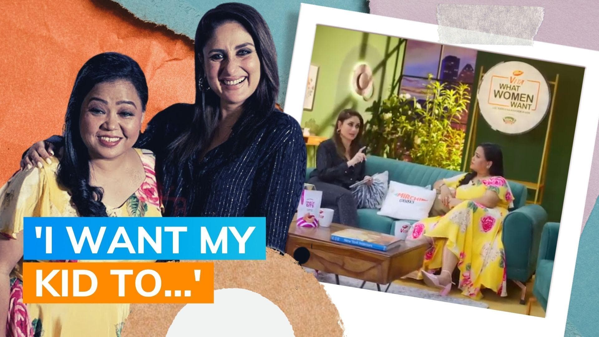 Kareena Kapoor cracks up at Bharti Singh's line, 'I want my son to cry on mall floor, insult ho meri.'