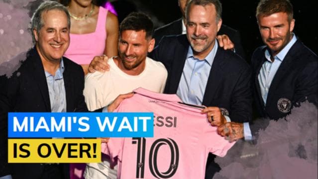 Watch! Lionel Messi unveiled by Inter Miami and Major League Soccer in glitzy presentation