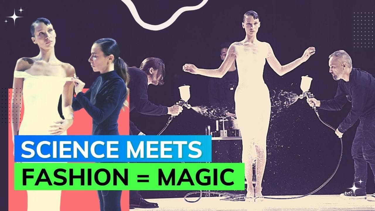 Historic fashion moment: Coperni's spray-painted fabric dress creates thunder, know about this technology