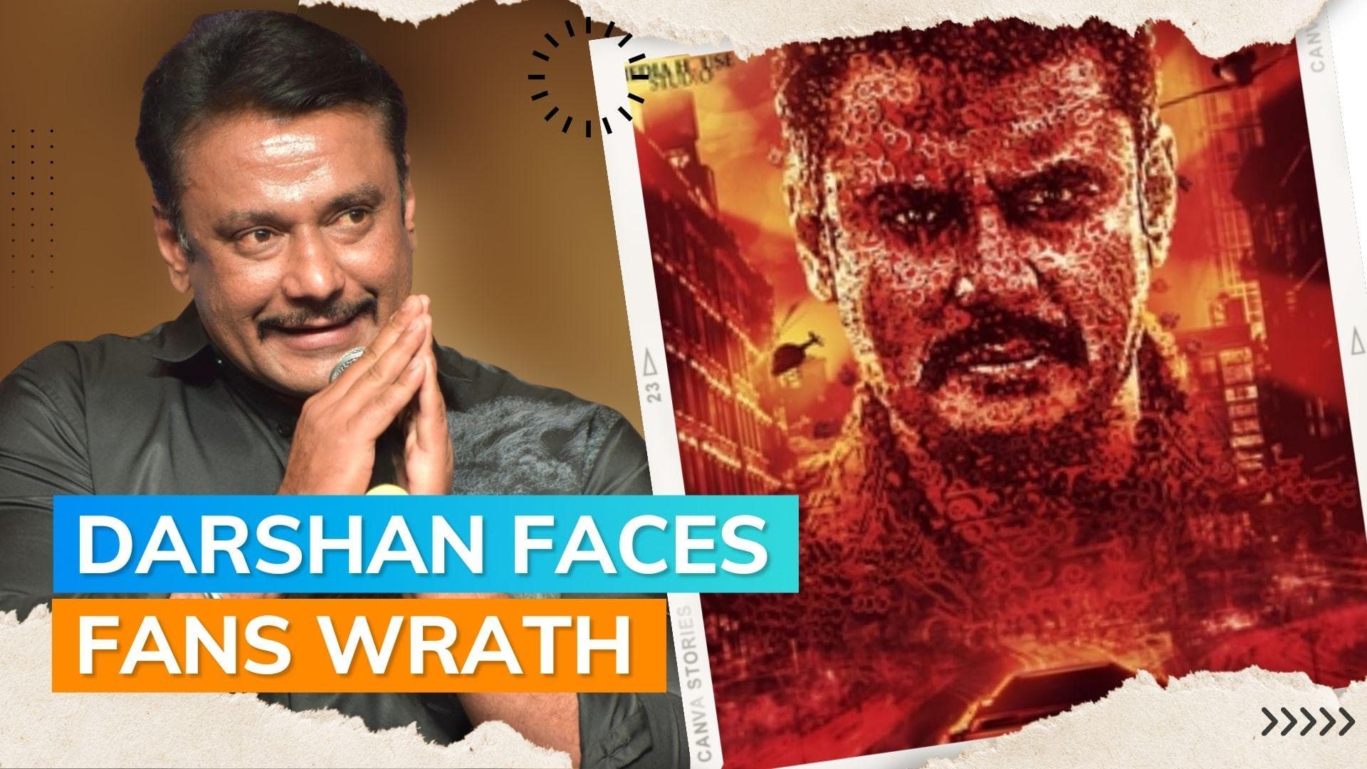 Watch: Slipper hurled at Kannada actor Darshan amid anger over sexist remark 