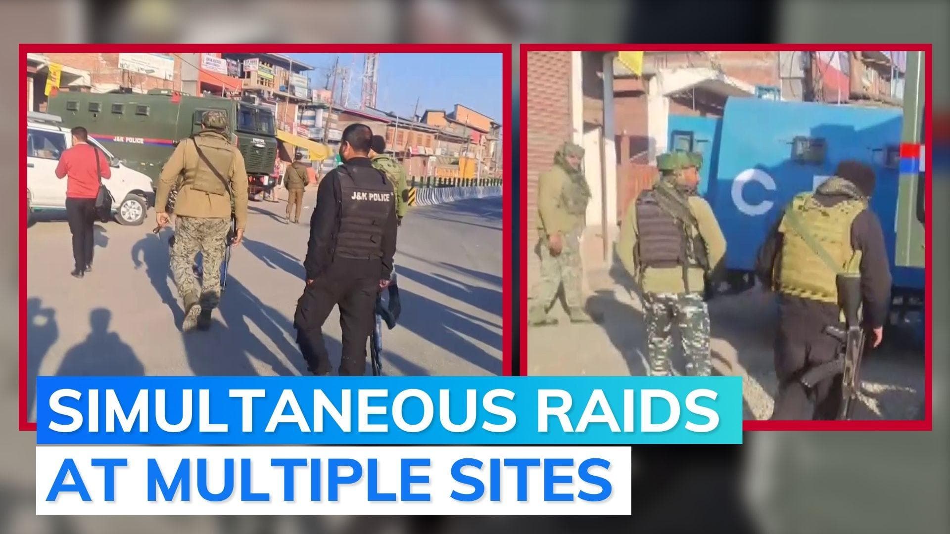 Raids by India's premier terror probe agency NIA in J&K