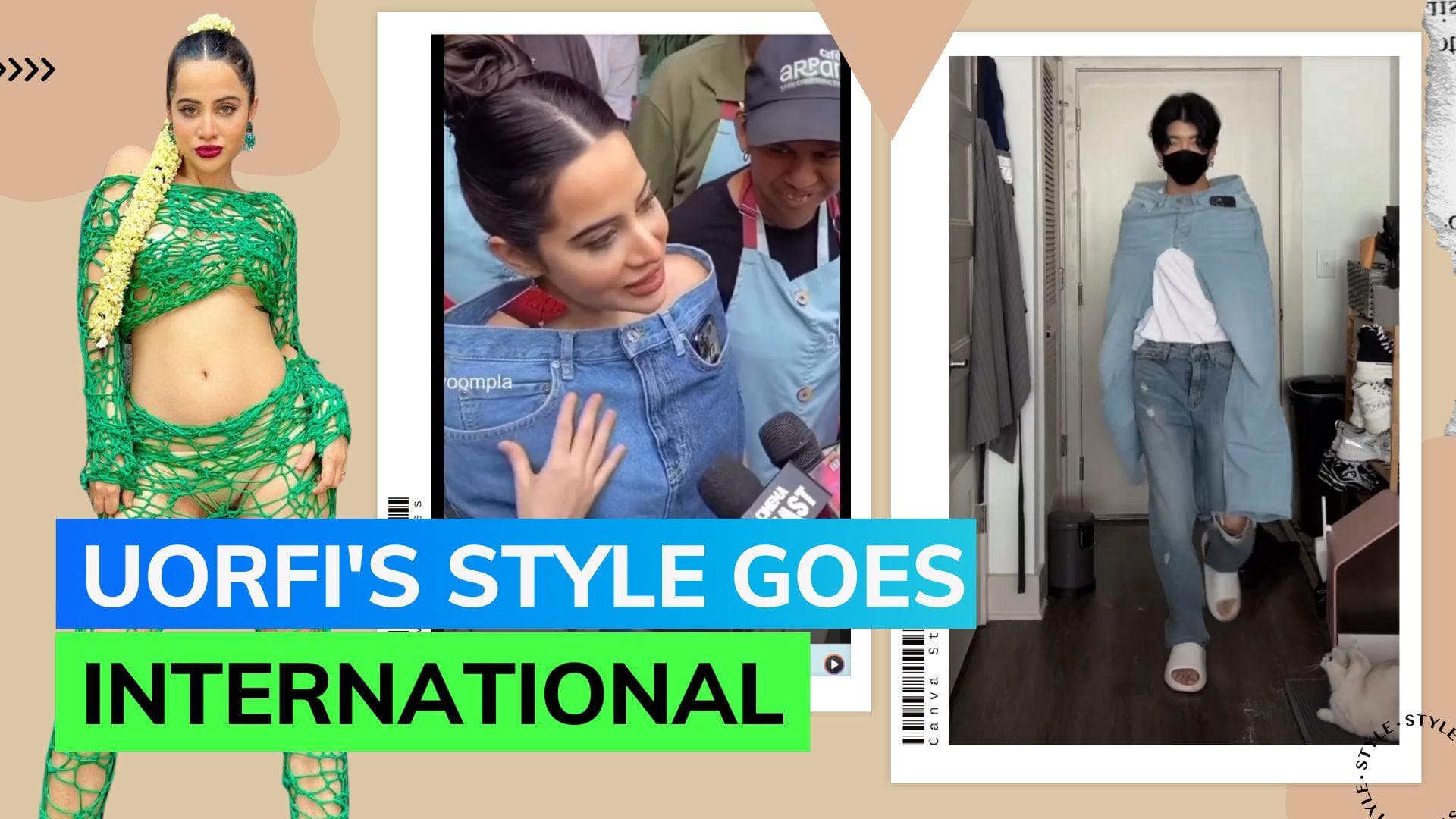 Uorfi Javed's influence has a global presence now; American creator recreates her look