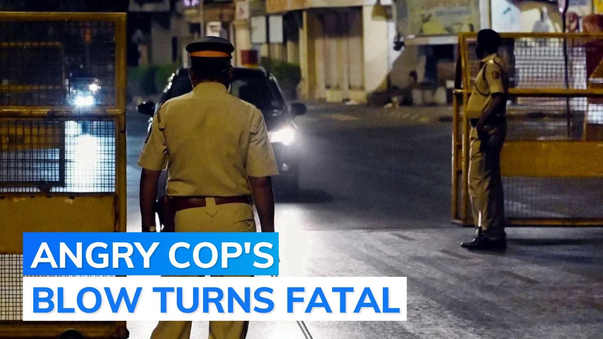 Man dies after cop slaps him over car headlight in Maharashtra