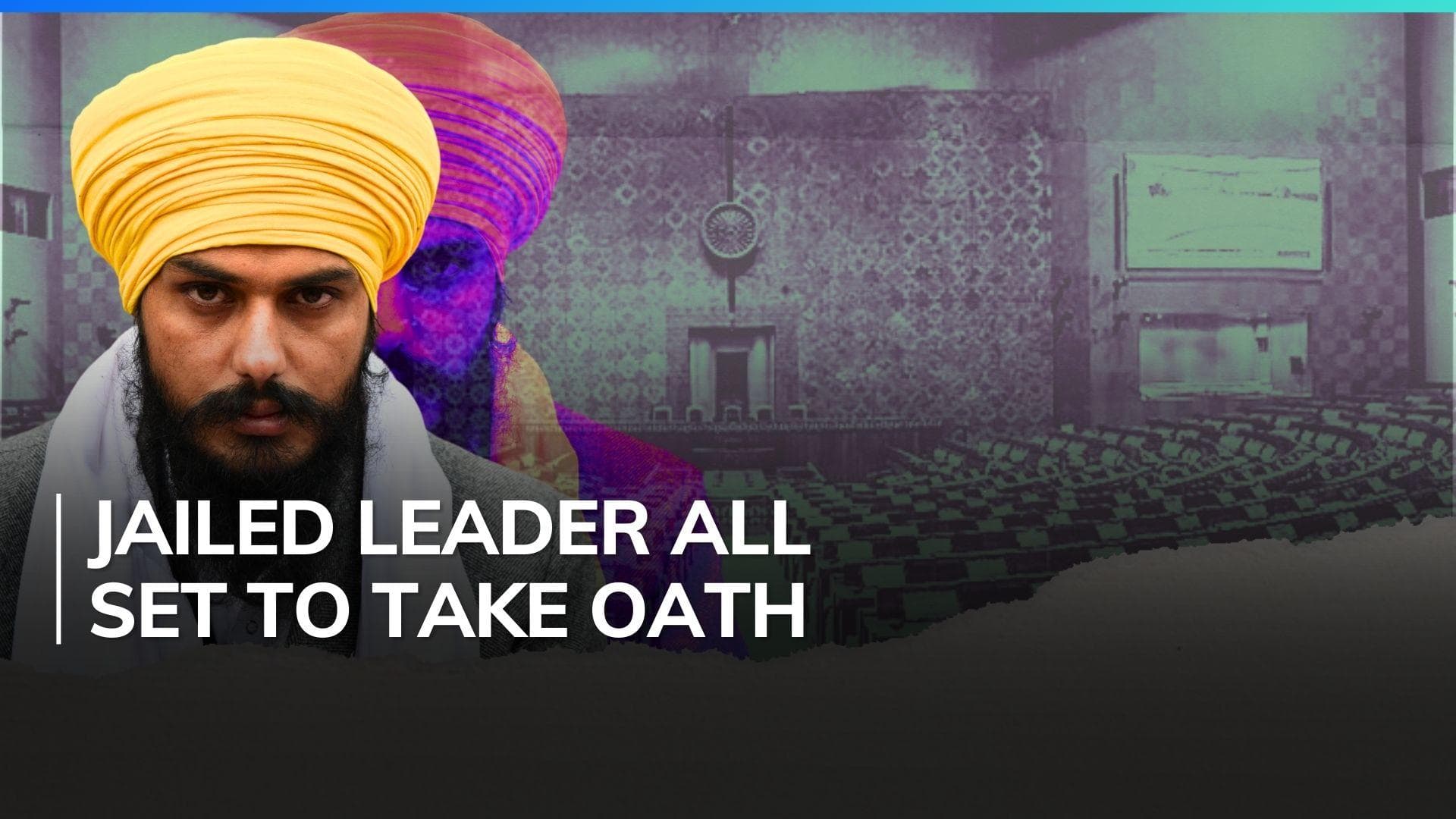 Radical preacher Amritpal Singh taken out of jail, to take oath as Lok Sabha MP