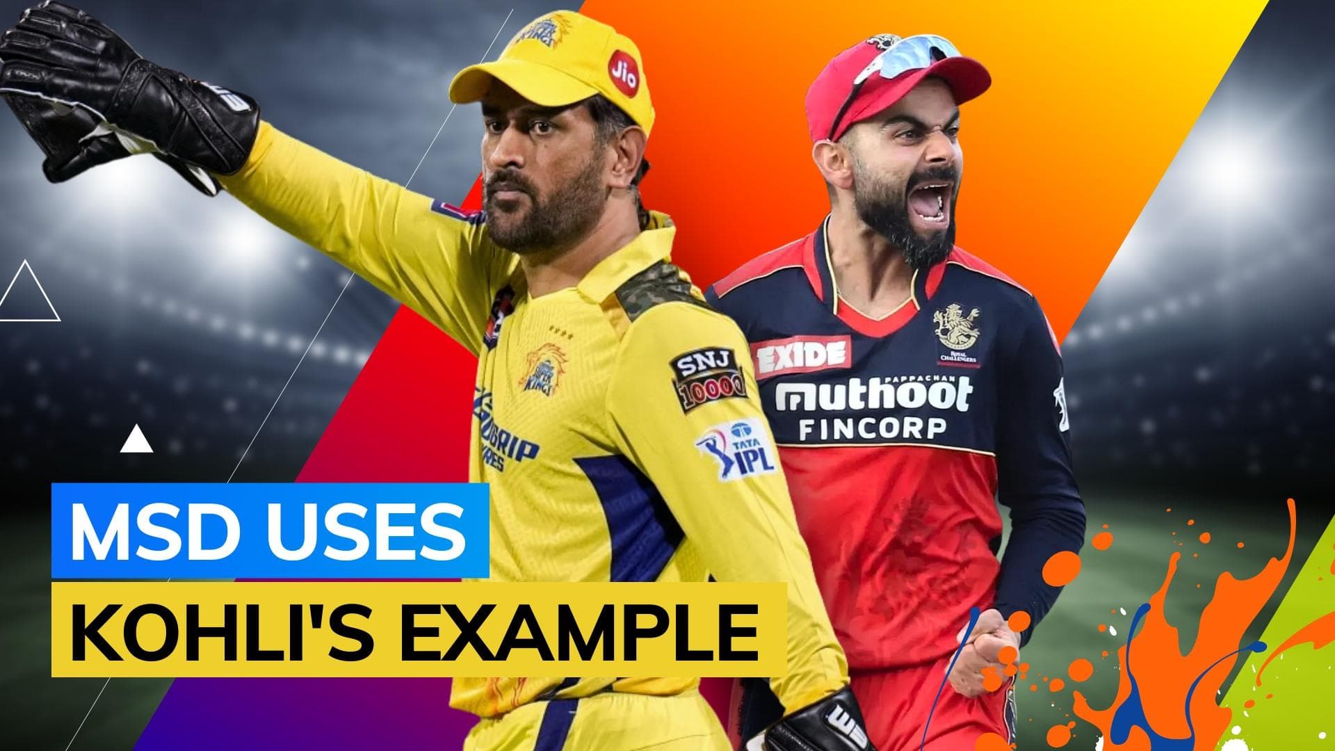 IPL 2023: MS Dhoni uses Virat Kohli's batting style as reference inside CSK dressing room
