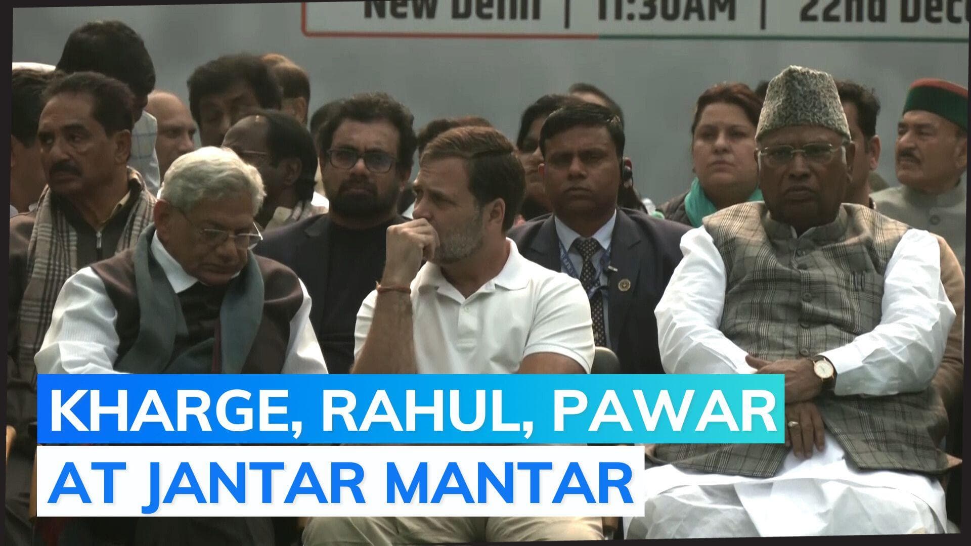 INDIA bloc stages nationwide protests against suspension of MPs