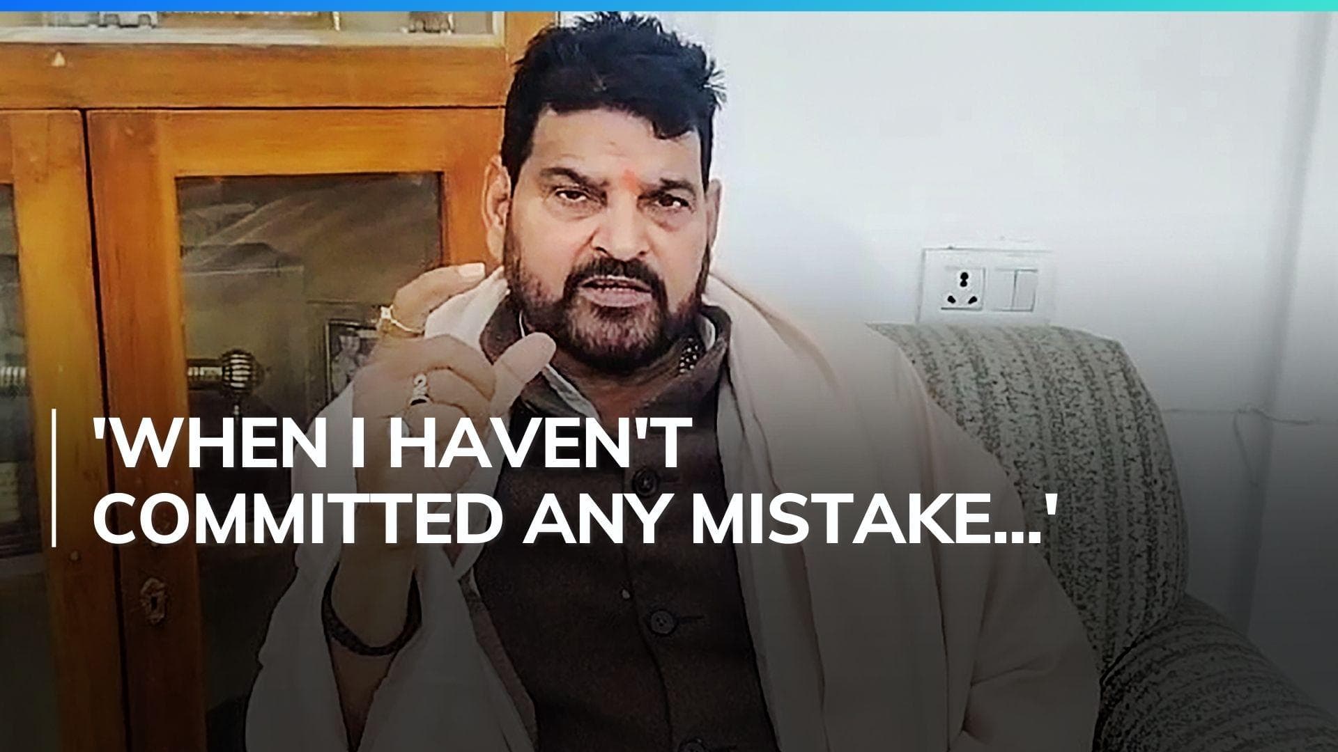 Brij Bhushan Singh declares 'I have proof of innocence' as court frames charges in sexual harassment case