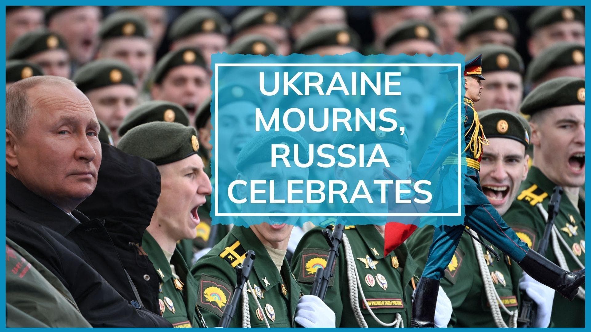 Amid news of bomb-shelter being shelled in Ukraine, Russia marks Victory Day