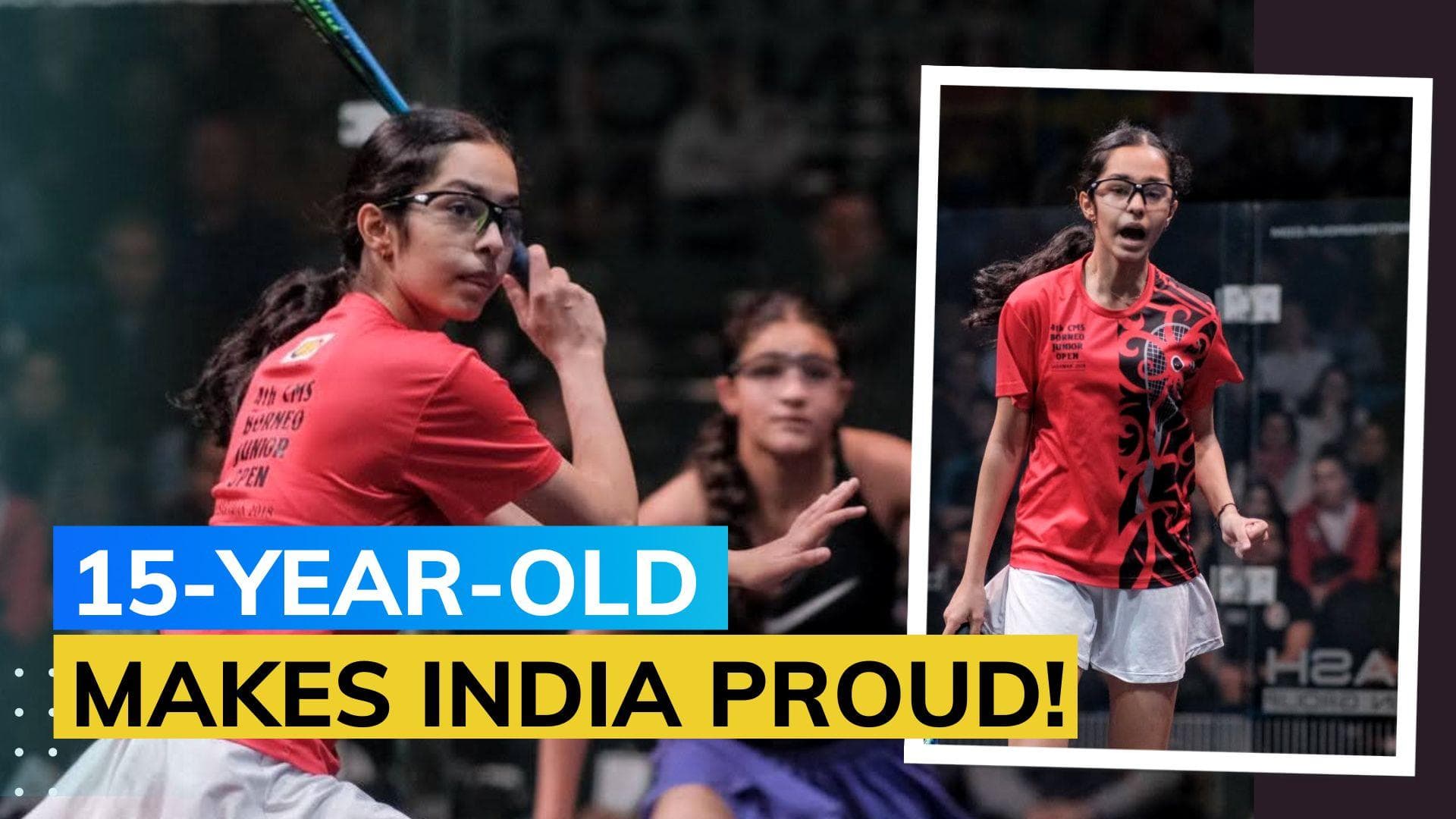 Indian squash star Anahat Singh clinches U-15 British Junior Open Title