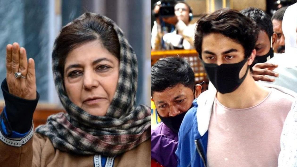Mehbooba Mufti slams NCB, says Aryan Khan targeted because of 'Khan' in his name