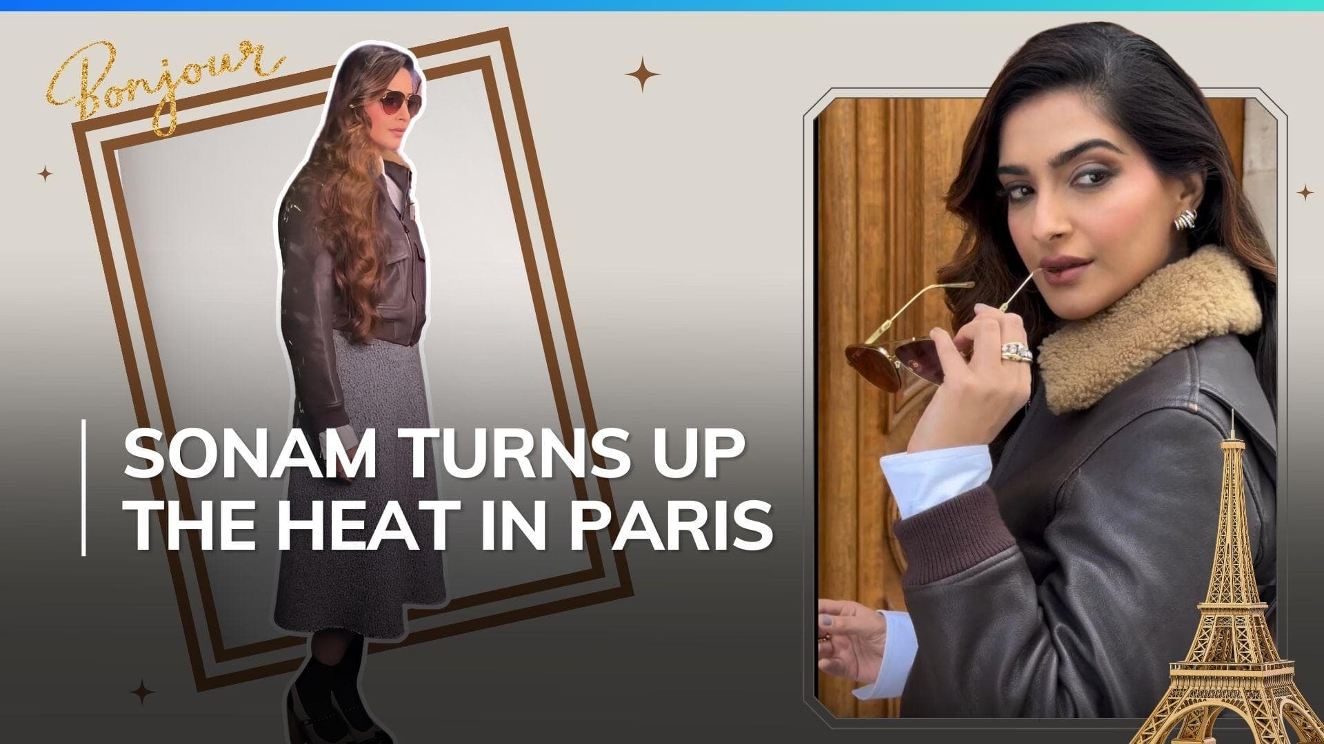 Sonam Kapoor attends Dior show in Paris in stylish skirt-leather jacket, fans call her 'OG fashion girl'