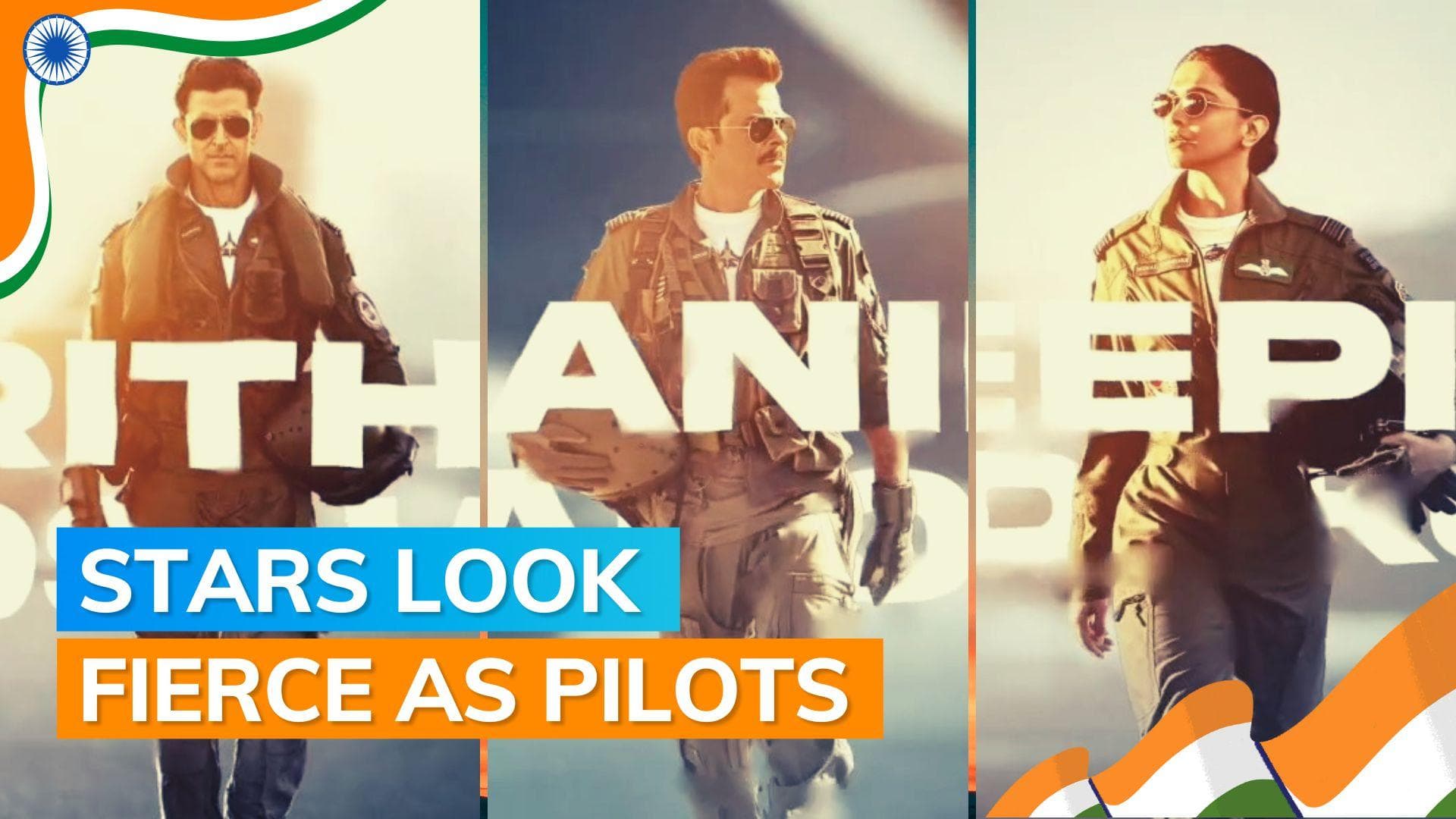 'Fighter' first glimpse featuring Hrithik Roshan and Deepika Padukone is salute to nation | watch