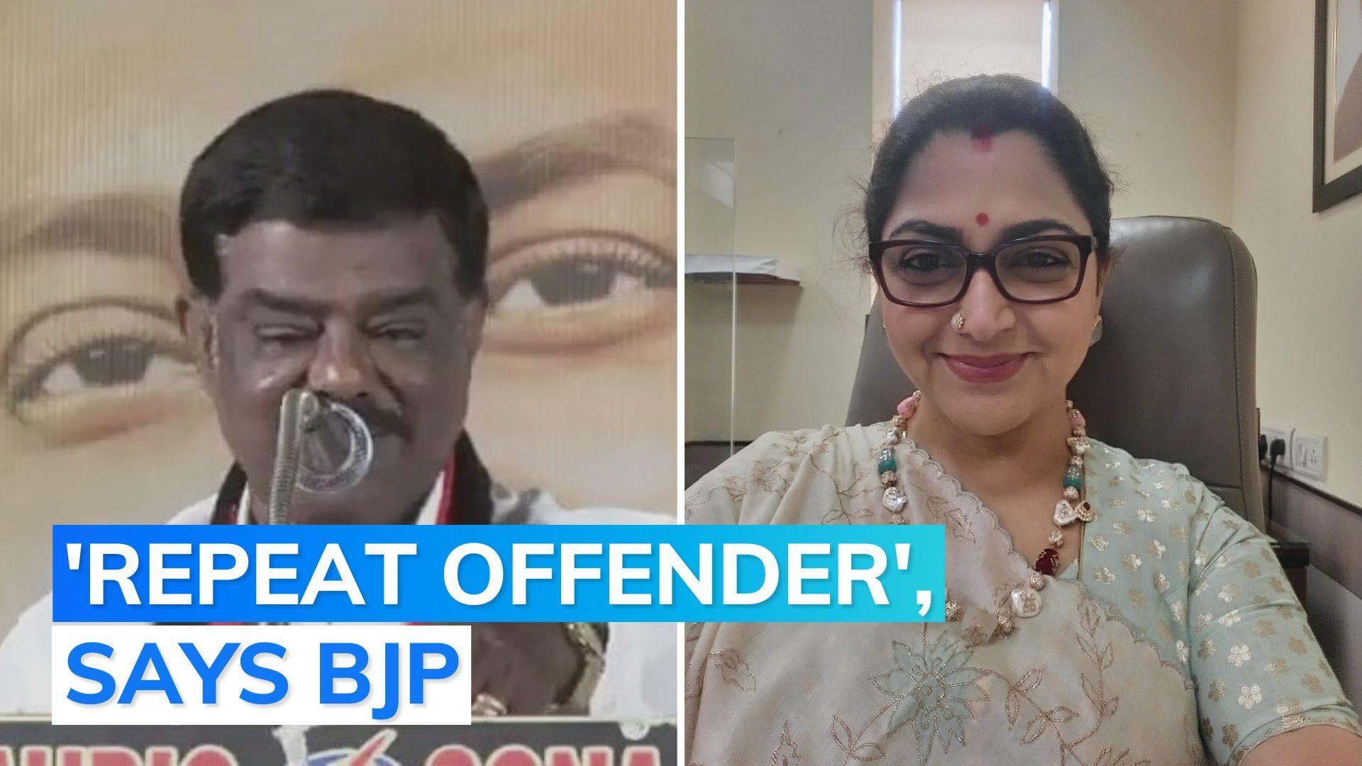 DMK leader sacked for 'vulgar comments' on Khushbu Sundar arrested