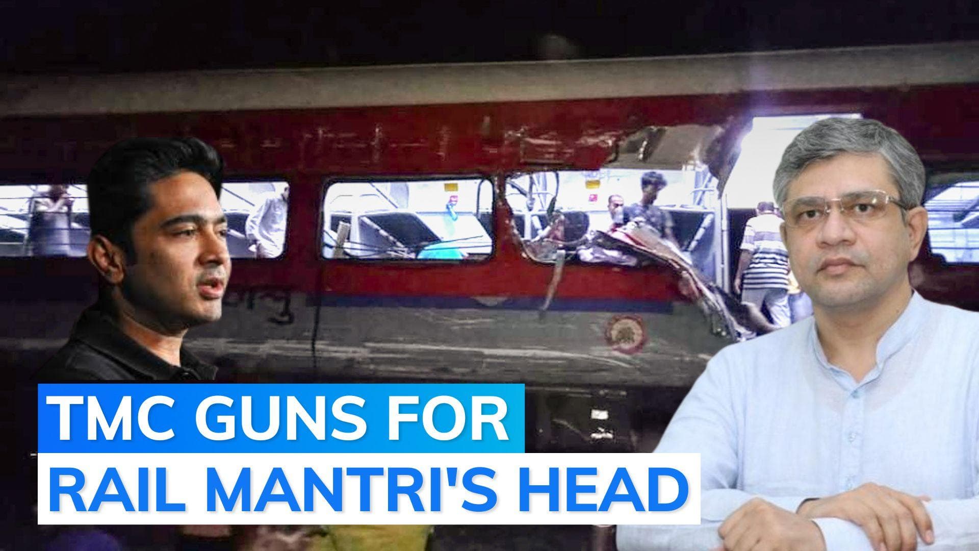 Odisha train accident: TMC demands resignation of Railway Minister  Ashwini Vaishnaw