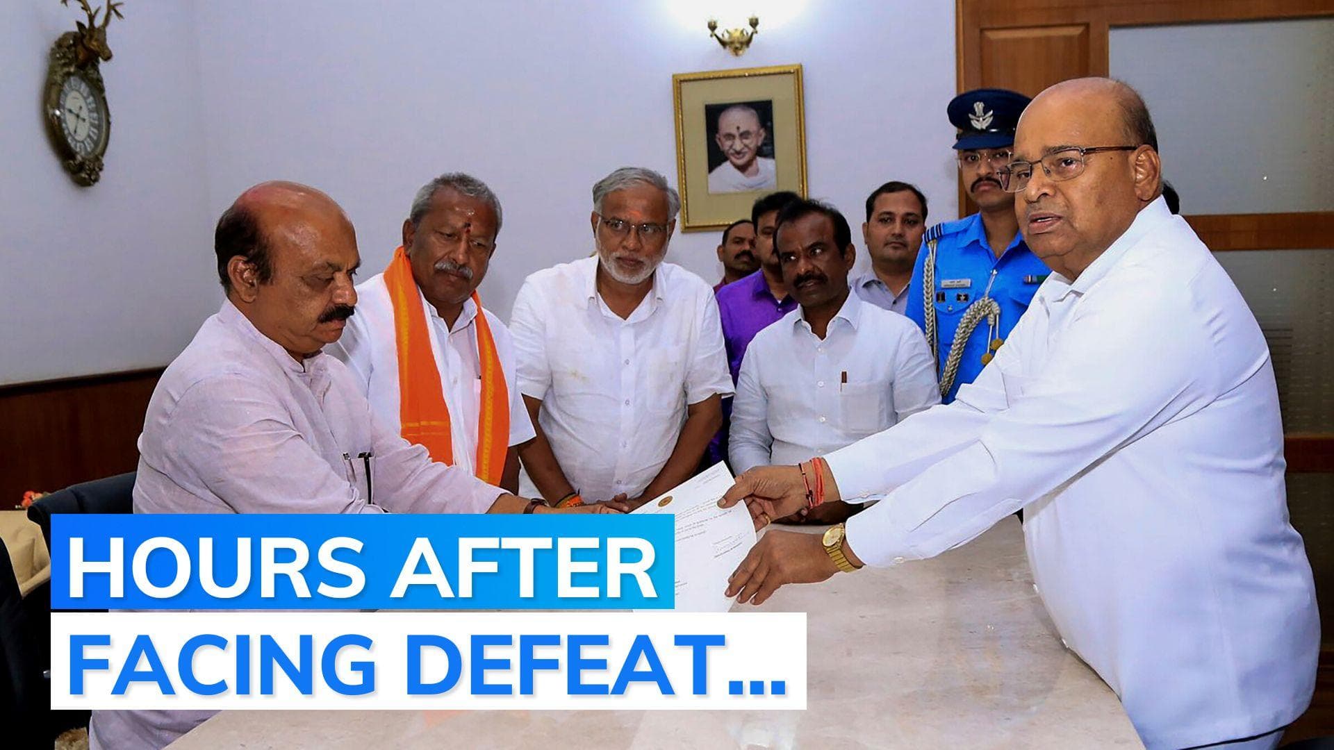 Basavaraj Bommai resigns as Karnataka CM after BJP's defeat