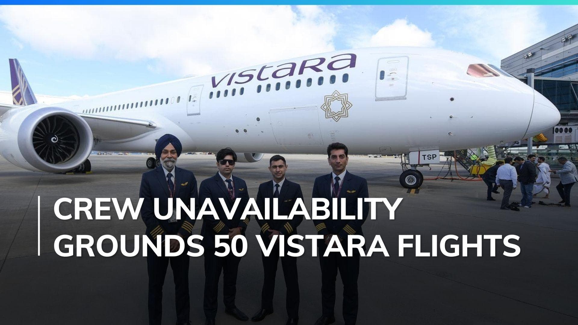 Vistara cancelled 50 flights on Monday, may cancel another 70 flights today
