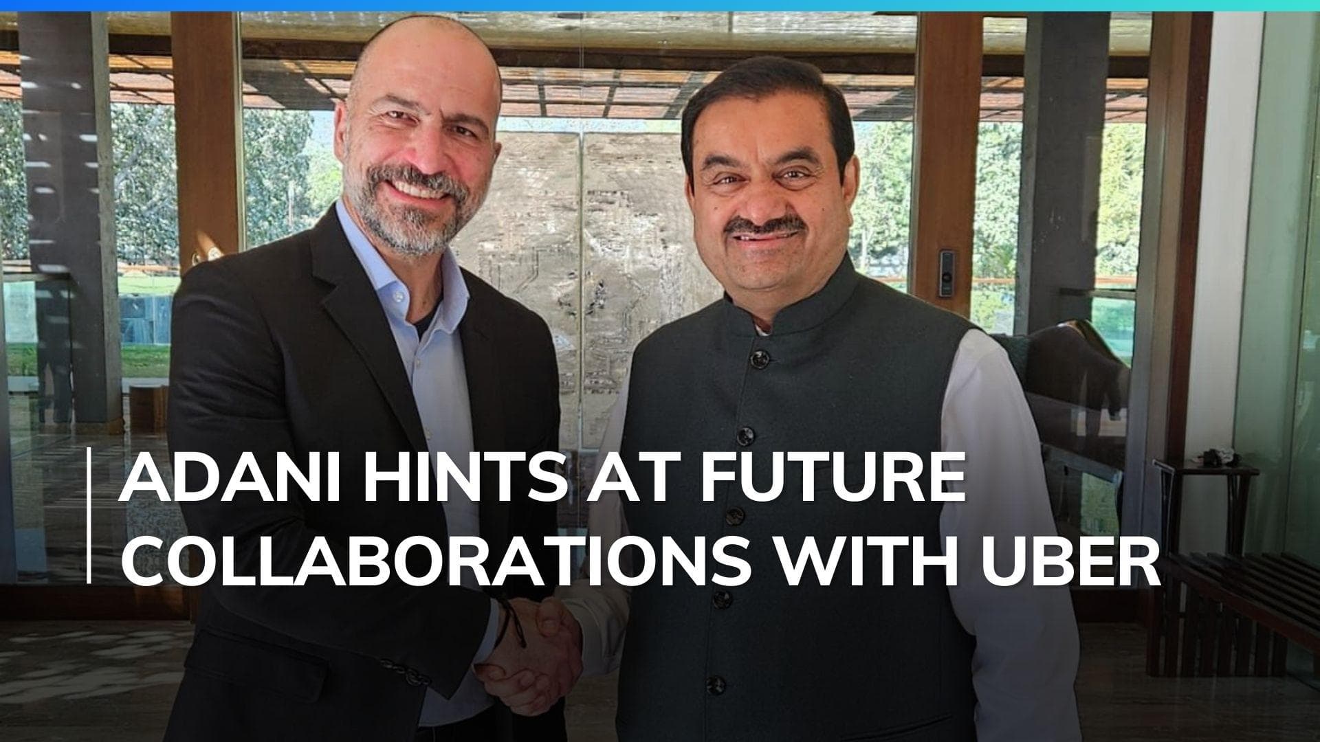 Adani Group and Uber hint at potential collaborations in India