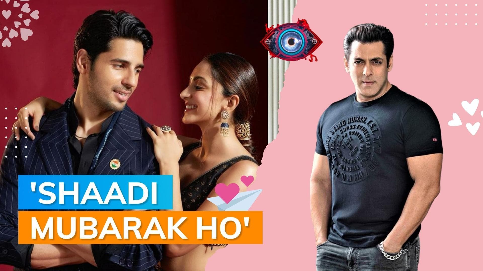 ‘Bigg Boss 16’: Salman Khan talks about Sidharth Malhotra and Kiara Advani’s wedding