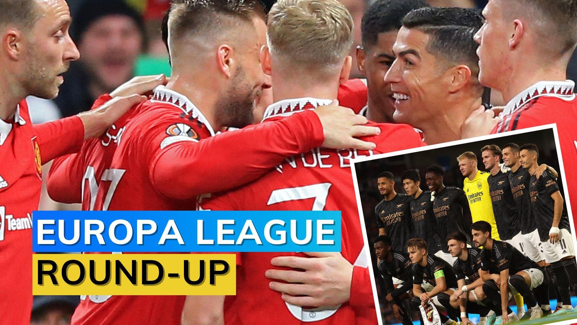 Europa League: Ronaldo scores as Manchester United beat Sheriff Tiraspol, Arsenal lose to PSV