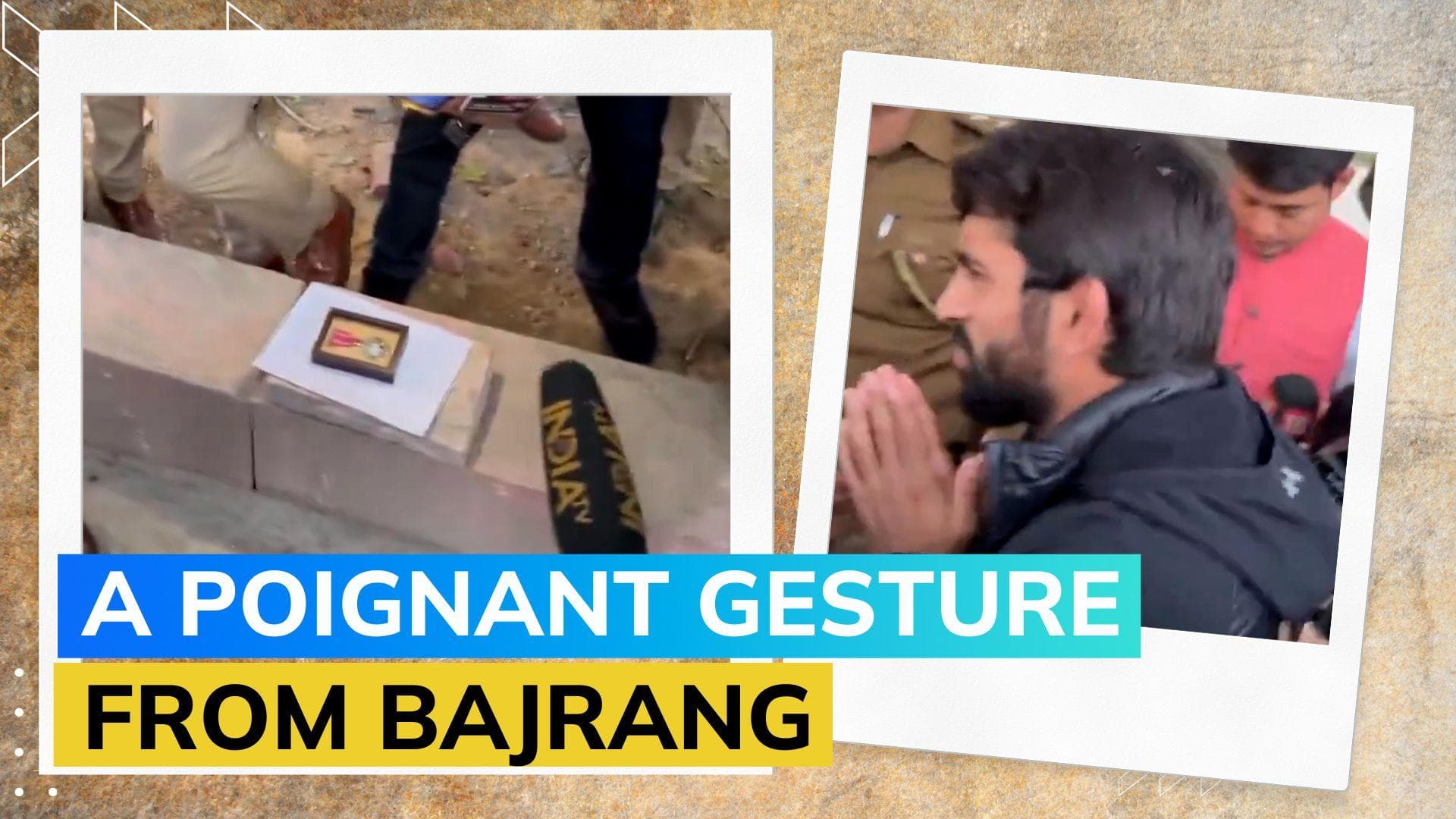 Watch: Bajrang Punia stopped from meeting PM Modi by Delhi Police, leaves Padma Shri on footpath 