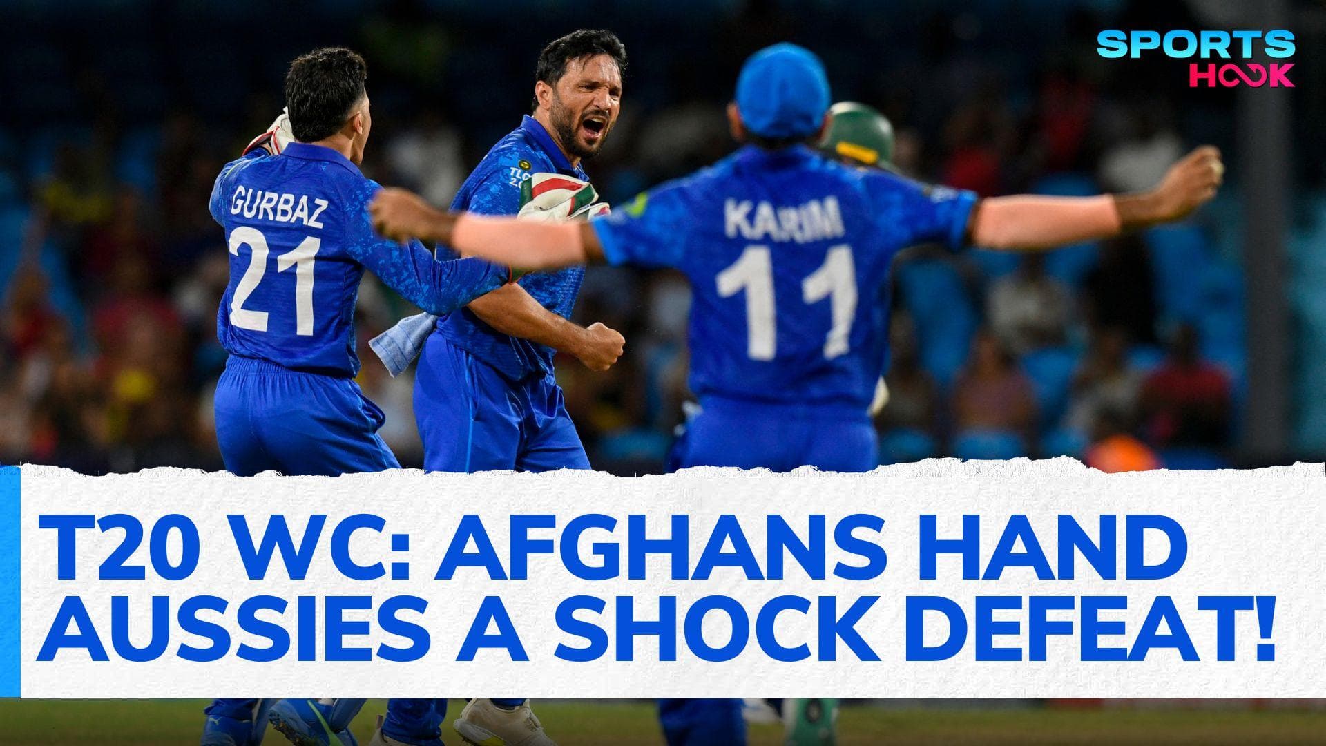 T20 World Cup highlights: Afghanistan stun 2021 champions, beat Australia by 21 runs