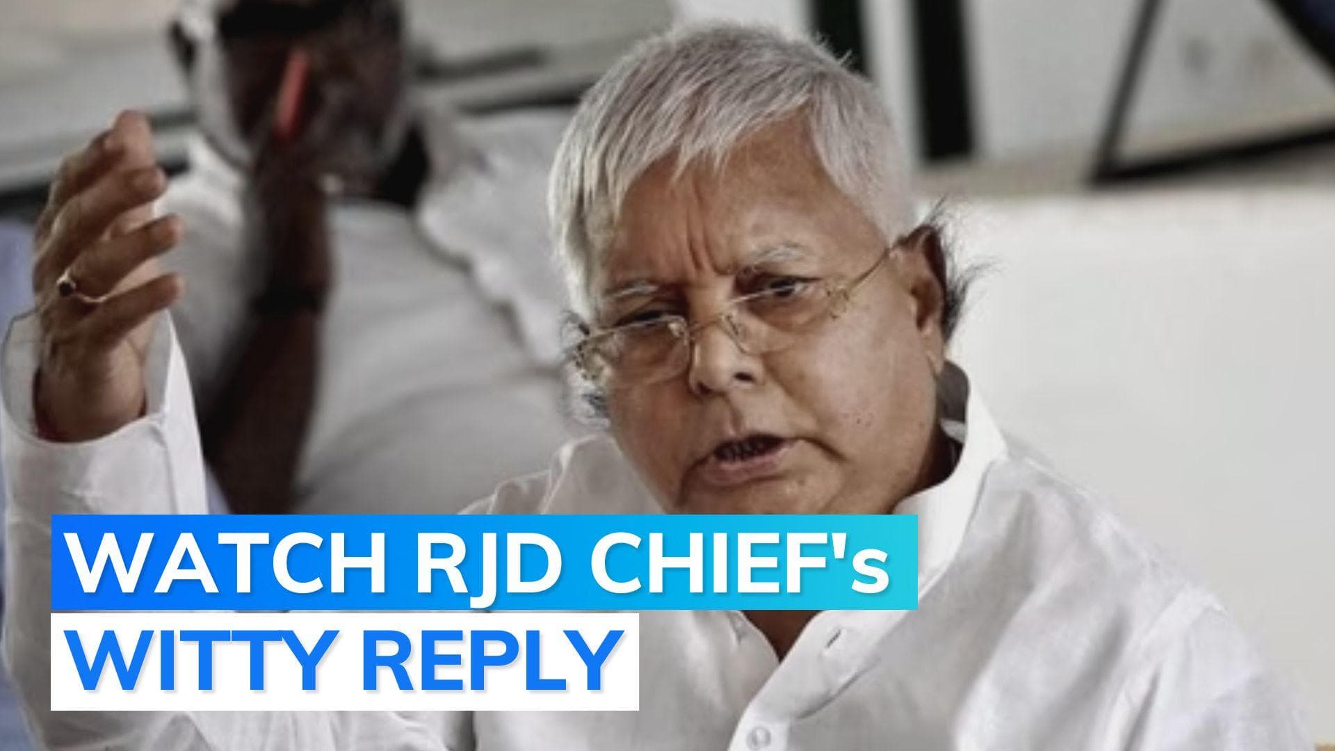 'Whoever becomes PM should not be...': Lalu Yadav on Opposition's PM face | Watch