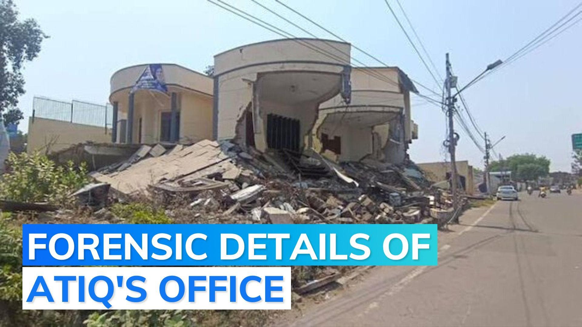 Stains in Atiq Ahmed's office are human blood: forensic report