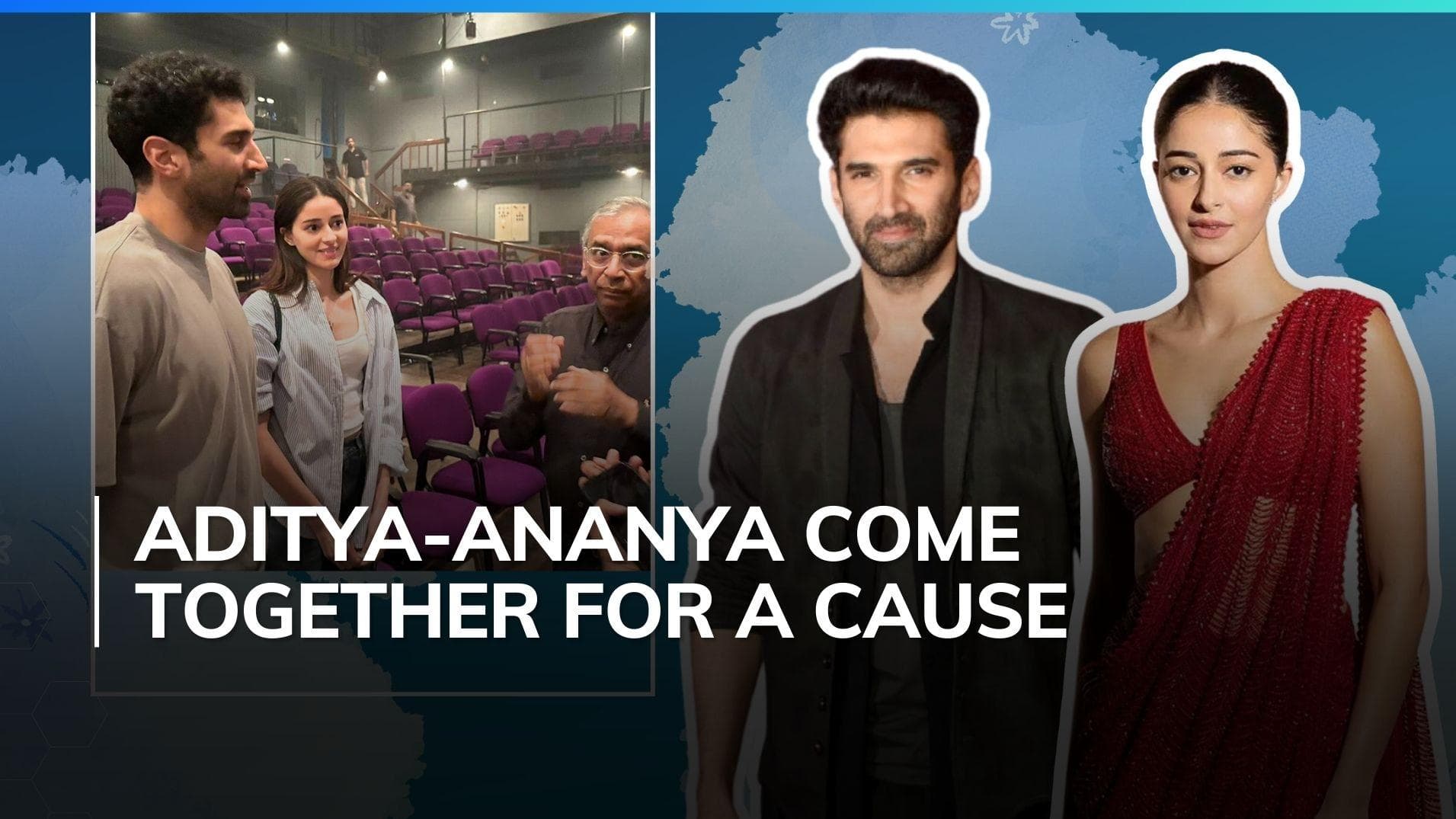 Bollywood lovebirds Aditya Roy Kapur-Ananya Panday attend an event together, pics go viral   