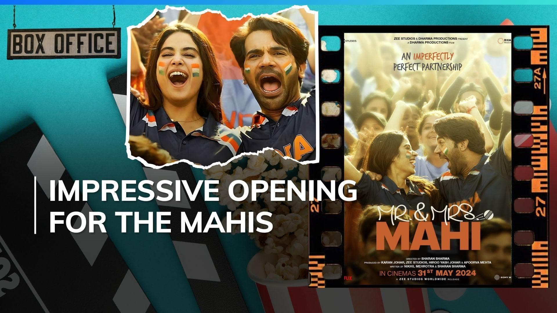 ‘Mr and Mrs Mahi’ box office collection day 1: Rajkumar Rao and Janhvi Kapoor’s film off to a good start 