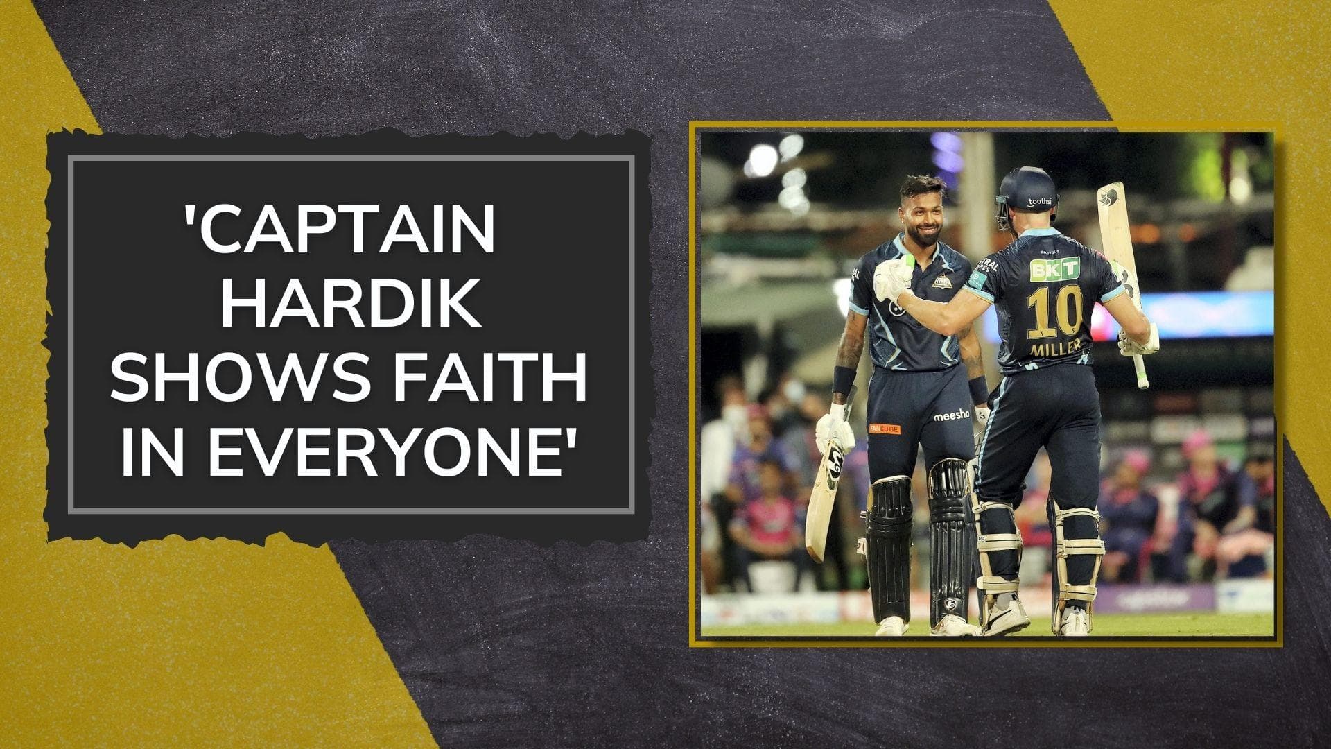 IPL 2022: GT Captain Hardik Pandya always showed faith in everyone, says Wriddhiman Saha