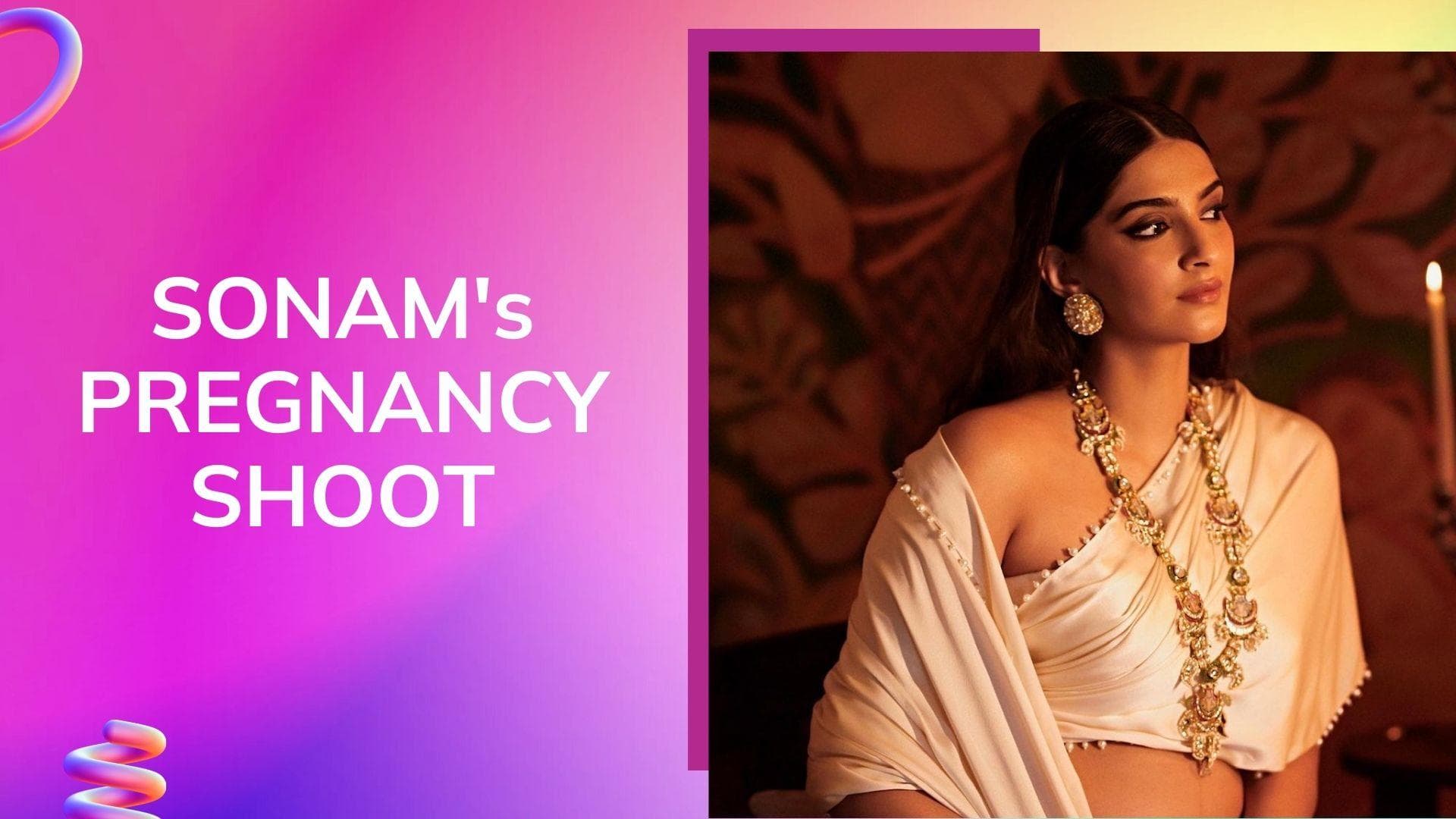 Sonam Kapoor flaunts her baby bump in these latest pictures 