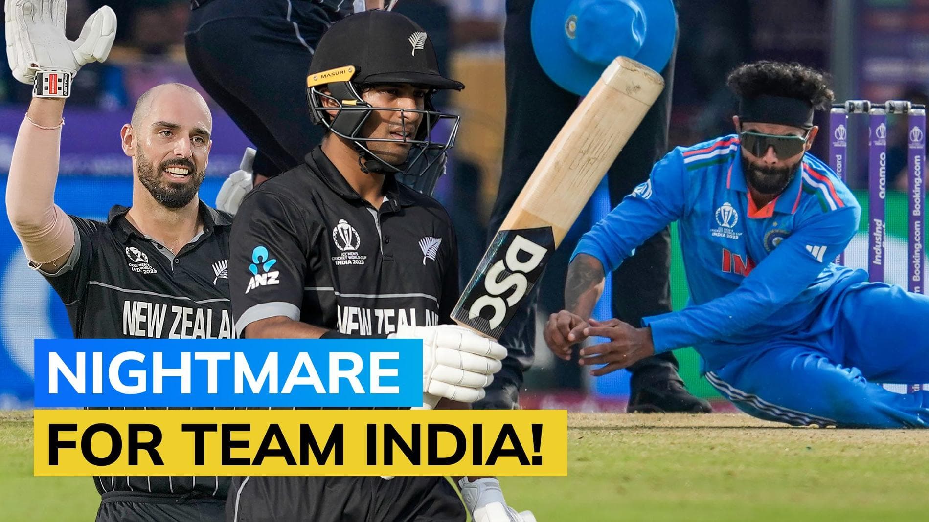 India vs New Zealand: Dropped catches haunt Men in Blue in high-stakes clash | ICC Cricket World Cup