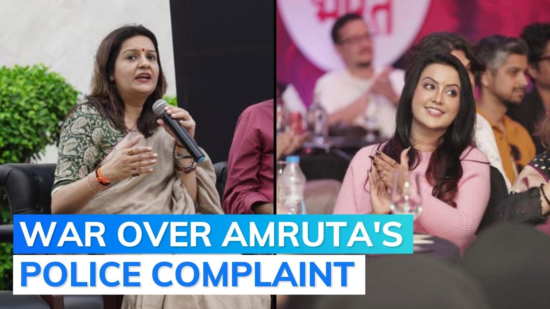 'Madam Chatur', 'Miss Fad-noise': Maharashtra Dy CM's wife clashes with Sena (UBT) leader