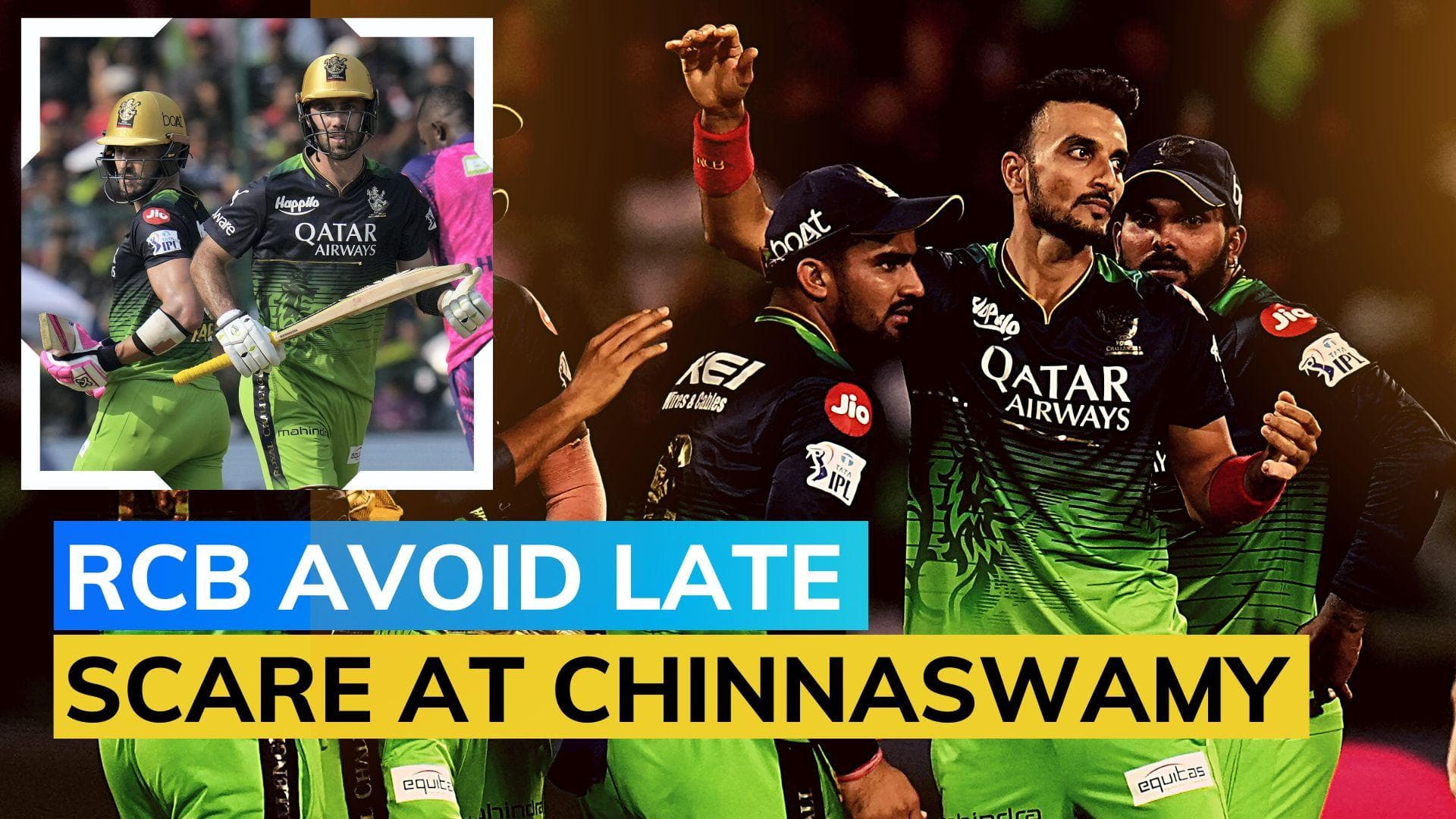 IPL 2023: RCB hold their nerve, beat Rajasthan by 7 runs