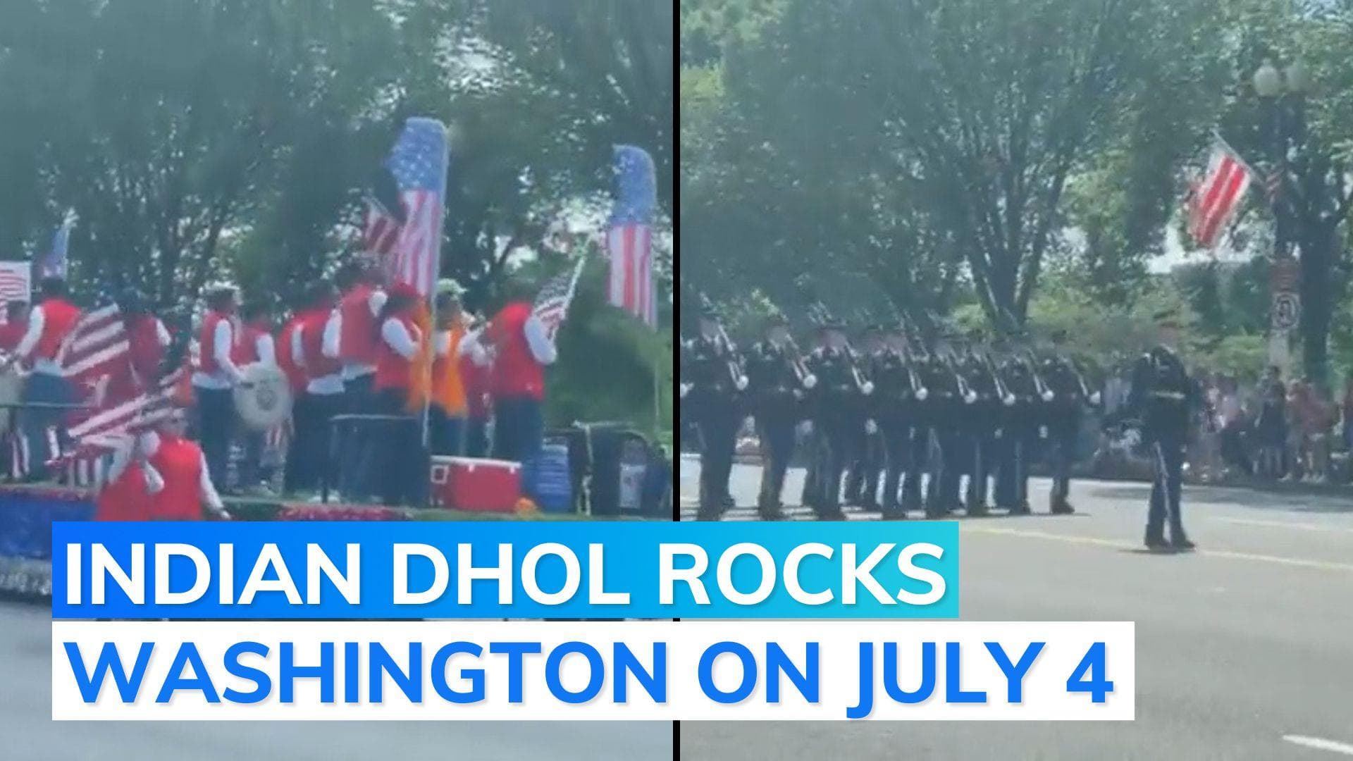 US Independence Day: Indian-American band performs in parade