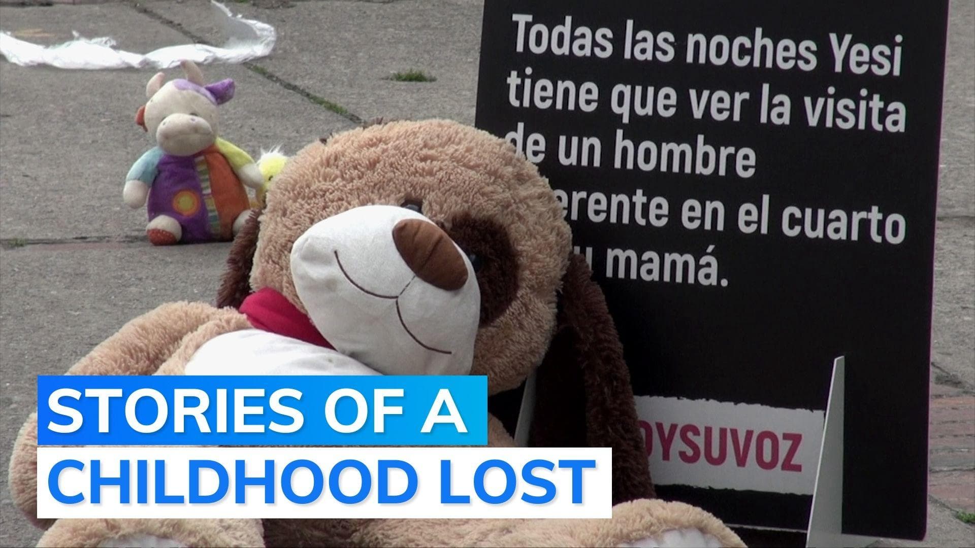 Toys help tell stories of abused Colombian children