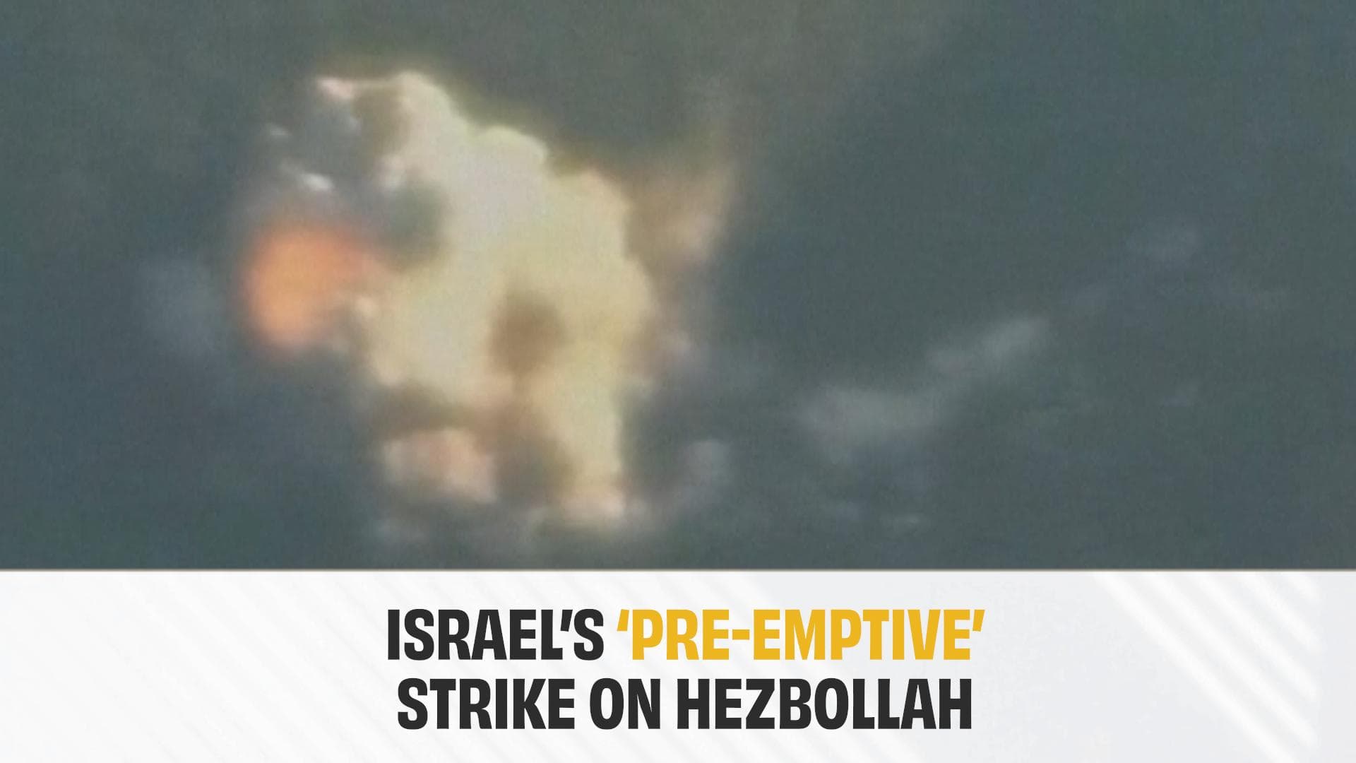 Video: Israel strikes Hezbollah in Lebanon to 'ward off' retaliation | Israel vs Hezbollah