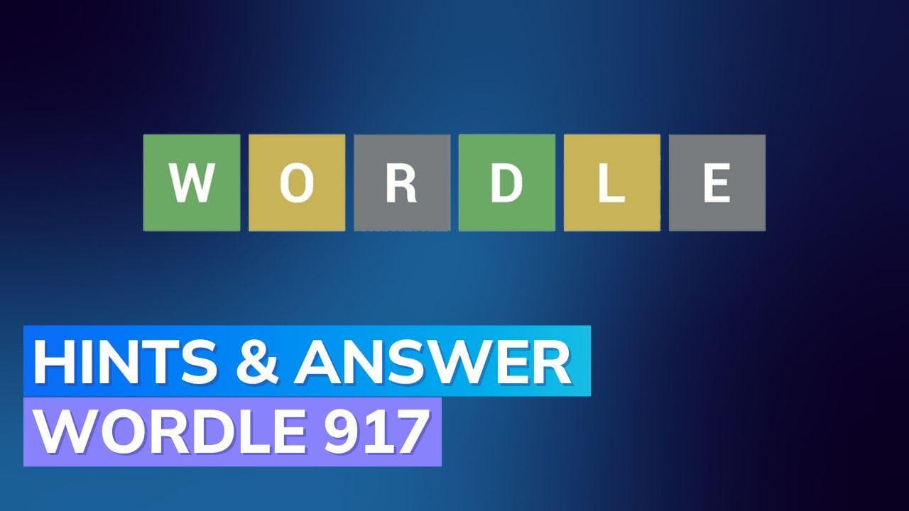 Wordle 917 Hints and Answer for December 23, 2023: An easy challenge!